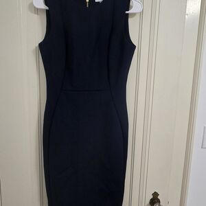 Calvin Klein Midnight Blue Midi Dress